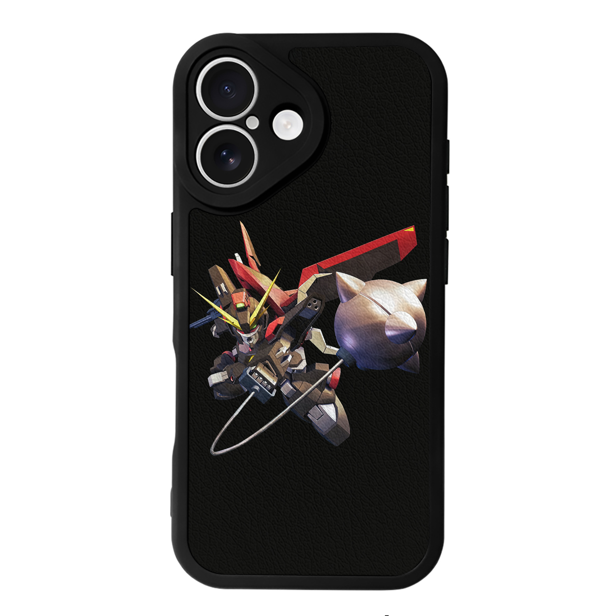 （画像用） 機動戦士ガンダム Mobile Suit Gundam 【iPhone 16シリーズ対応】シリコンスマホケース（レザー調） 材質：シリコン